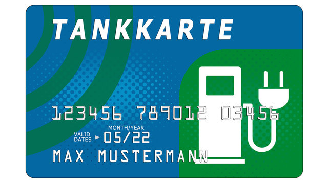 cc1 ChargeCard - Tankkarte für Elektrofahrzeuge mit Ladestation-Symbol - g4352
