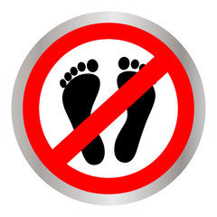 Not Walk icon great for any use. 