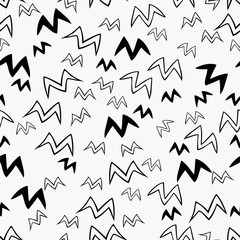 Spring birds seamless pattern. 