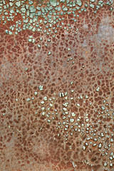 Old fiber with scratches and cracks paint. Texture, background