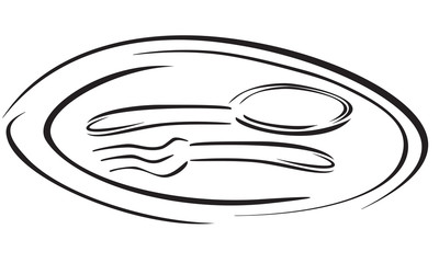 Spoon and fork logo