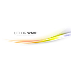 Elegant light smooth wave