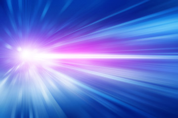 Abstract image of high speed on the road.