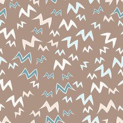 Spring birds seamless pattern. 