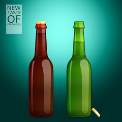 open closed bottle