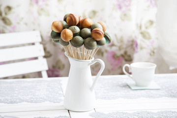 lollipop stick Cake Balls
