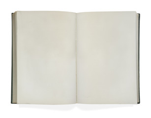 Vintage Open Blank Book