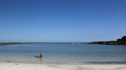 Obraz premium Un instant de calme dans la baie de Crabec.