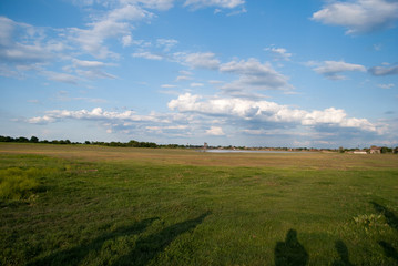 Fototapeta premium Countryside and meadows landscape near Rusanda resort