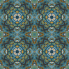 seamless vector mosaic abstract Geometric print