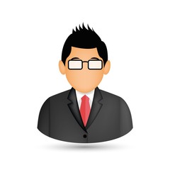 realistic business person avatar design