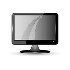 Fototapeta premium Realistic computer screen