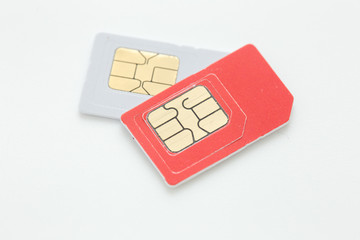 nano sim card and sim card adapter to change size to micro sim