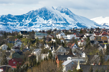 TROMSO, NORWAY - MAY 13,,2016,Urban scenics of the city of Tromso, Norway