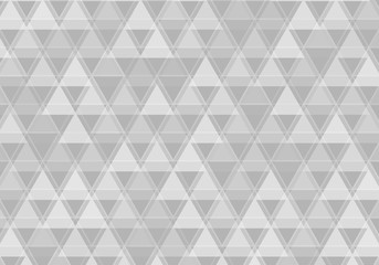 Triangle background. Abstract geometric background. Monochrome vector background. 