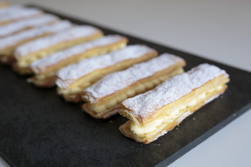 Homemade strudel cream