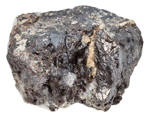 specimen of sphalerite (zinc blende) isolated