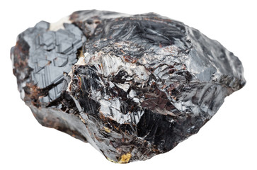 crystal of sphalerite (zinc blende) isolated