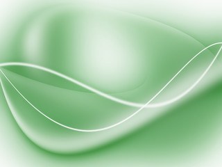 Soft green Curved Abstract Background