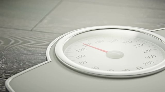 Weight Scale Close-Up Weight Loss