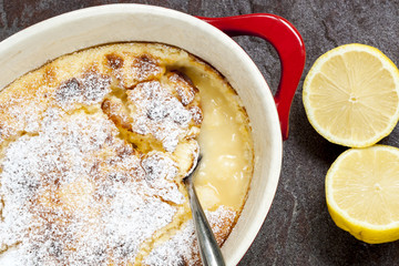Traditional English Lemon Pudding