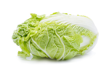 Chinese cabbage isolated on the white background