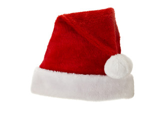 Obraz na płótnie Canvas red santa hat