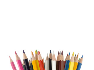 various colour pencils