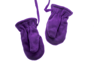 violet mittens