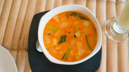 Delicious Massaman Curry in a Bowl