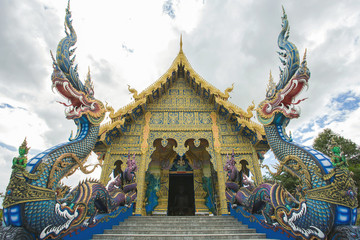 Fototapeta na wymiar Buddhist temple, Wat Rong Suea Ten in Chiang Rai ,Thailand