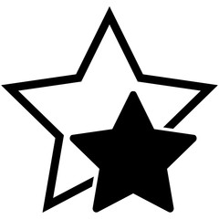 Star favorite or best choice icon