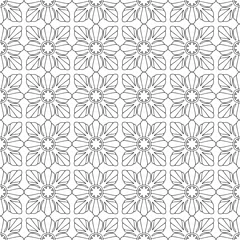 Fototapete square rosettes seamless pattern © lullis