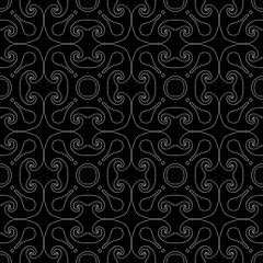 square rosettes seamless pattern