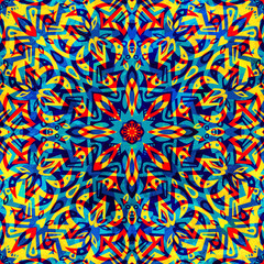 psychedelic seamless pattern