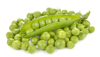 Fresh green peas