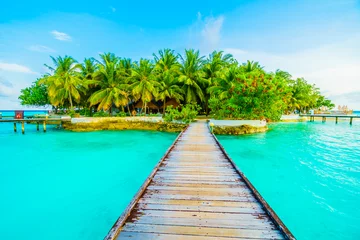 Photo sur Plexiglas Turquoise île des maldives