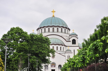 Fototapeta na wymiar Saint Savva Church, Trinity Chapel, Belgrade