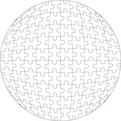 3d puzzle ball in color 22