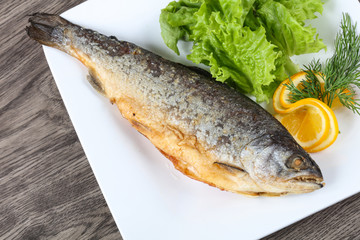 Grilled trout