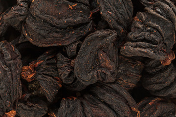 Organic Garcinia cambogia (Garcinia gummi-gutta) sun dried fruits. 