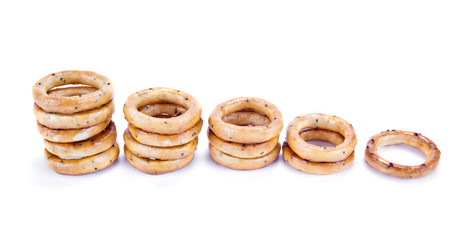 Bagels with poppy seeds