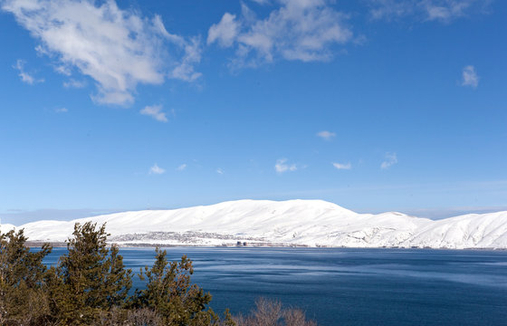 Highland Lake Sevan in Armenia