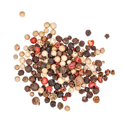 pepper dry isolated on white