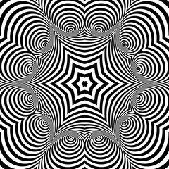 Black and White Background. Abstract Vector Illustration.