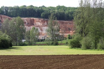 paysage champêtre en dordogne