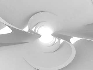 White Abstract Architecture Construction