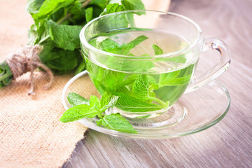 Cup of mint tea