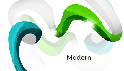 Wave light abstract background