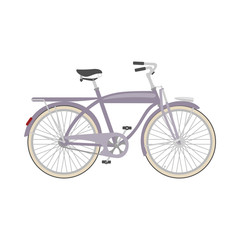Bicycle in flat style.